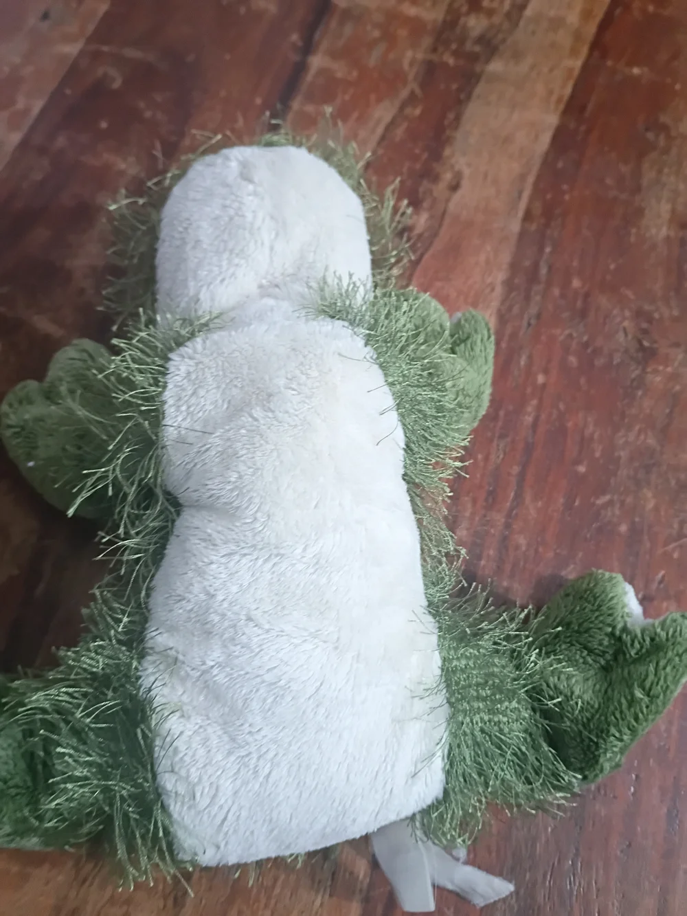GANZ Green Plush Frog Small Pet Toy with Shaggy Texture